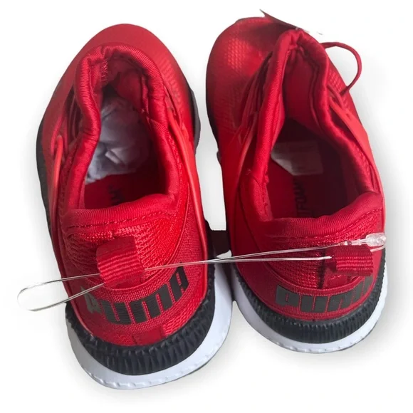 NWT Puma Men's Pacer Next Cage Sneakers Red And Black Size 11C - Picture 6 of 7